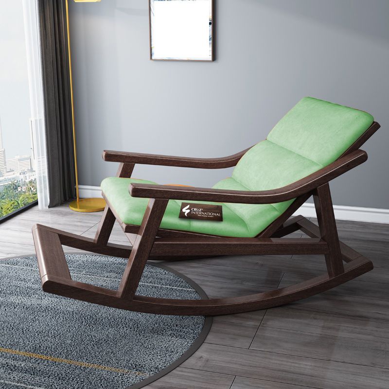 Premium Mjolnir House Rocking Chair | Rosewood | 13 Colours Available CRUZ INTERNATIONAL