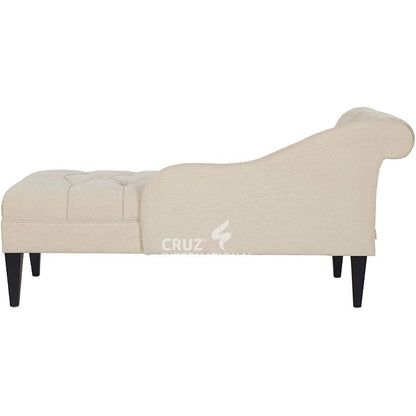 Modern Pasqual Wooden Settee | Lounger | 5 Colours Available CRUZ INTERNATIONAL