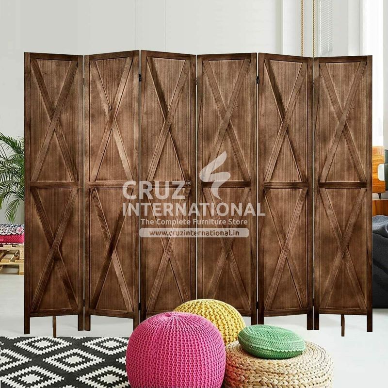 Ever Green Bernabe Wooden Partition | Divider | 2 Finish Available CRUZ INTERNATIONAL