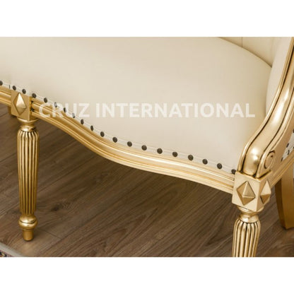 Classic James Carving Settee | Standard CRUZ INTERNATIONAL