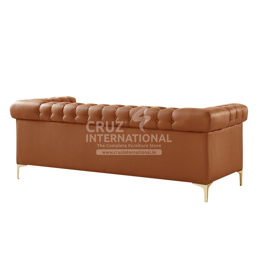 Modern Ignacio Sofa Set | Brown CRUZ INTERNATIONAL