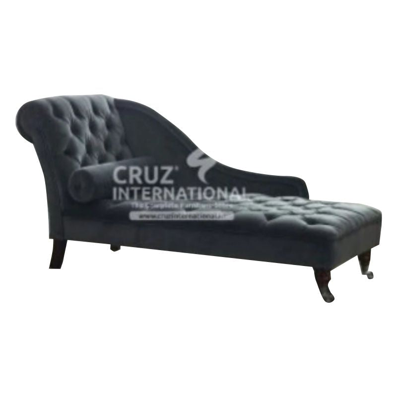 Modern Mercedes Wooden Settee & Lounger CRUZ INTERNATIONAL