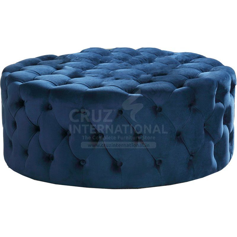 Modern Erasmo Ottoman & Stool | Standard CRUZ INTERNATIONAL